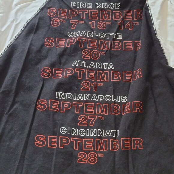 Small Vintage Kid Rock Hot September Nights Long Sleeve Concert T Shirt Live&Tel - Picture 10 of 10